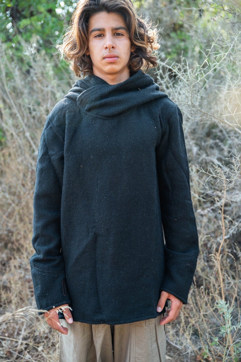 Pullover Hoodie Boys Size Earth Children Wool Cotton Blend