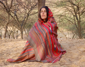 Rajasthani handgetouwen Pattu sjaal