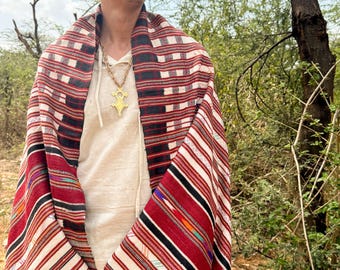 Traditional Rajasthani Pattu Shawl ⋙ Pure Handwoven Wool