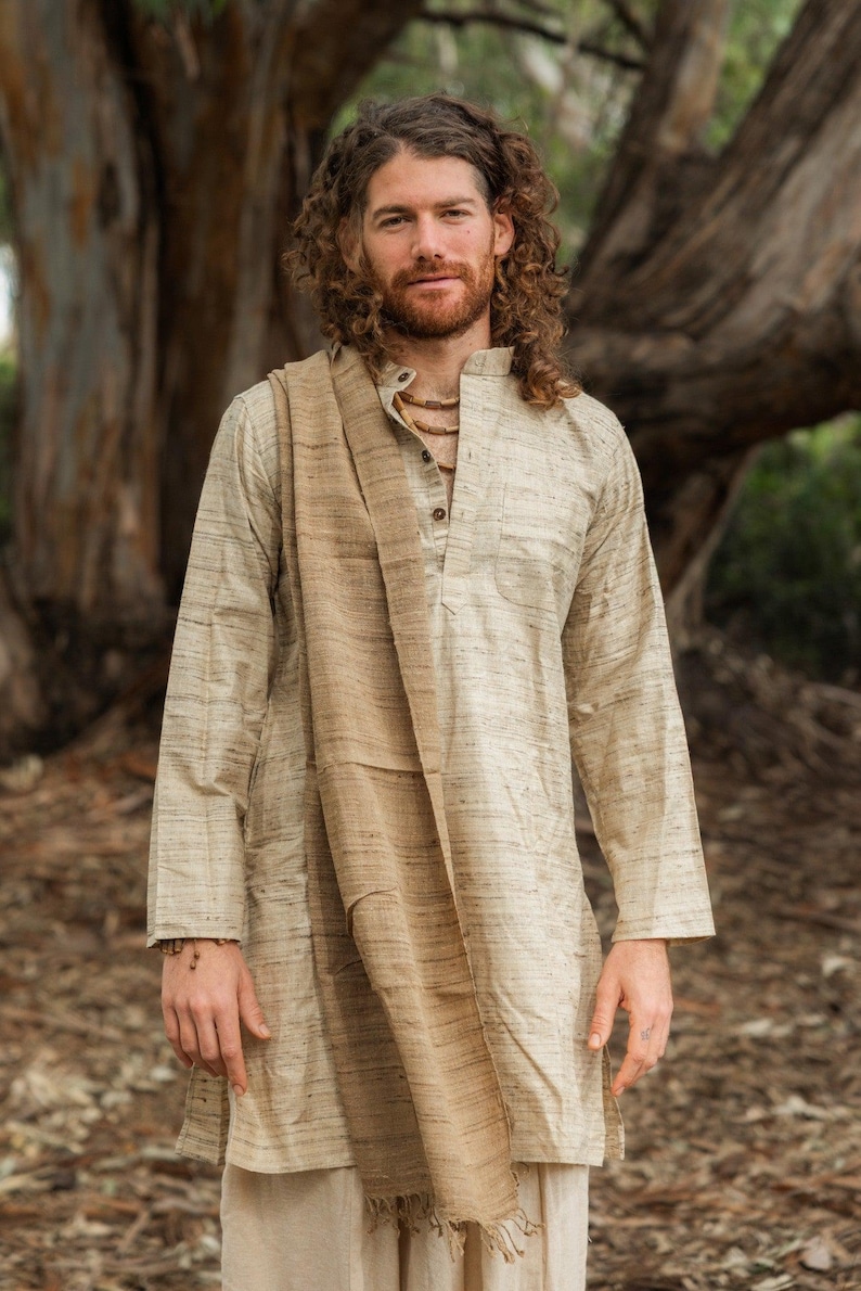 Wild Silk Long Kurta - Traditional Long Kurta image 3
