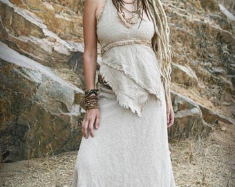 Earth Wrap Skirt ⋙⋘ Long Cotton Skirt