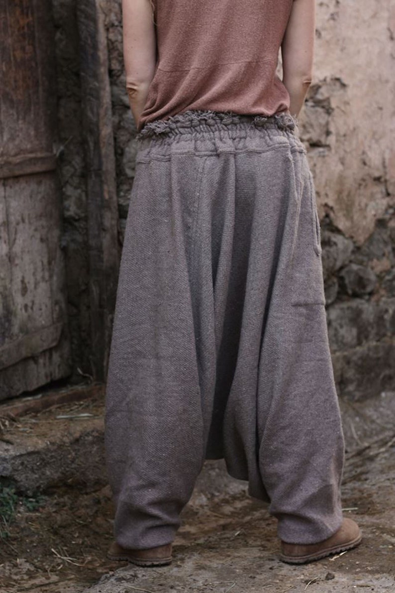 wool harem pants