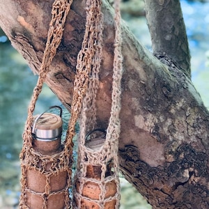 Jute Bottle Holder ⋙⋗