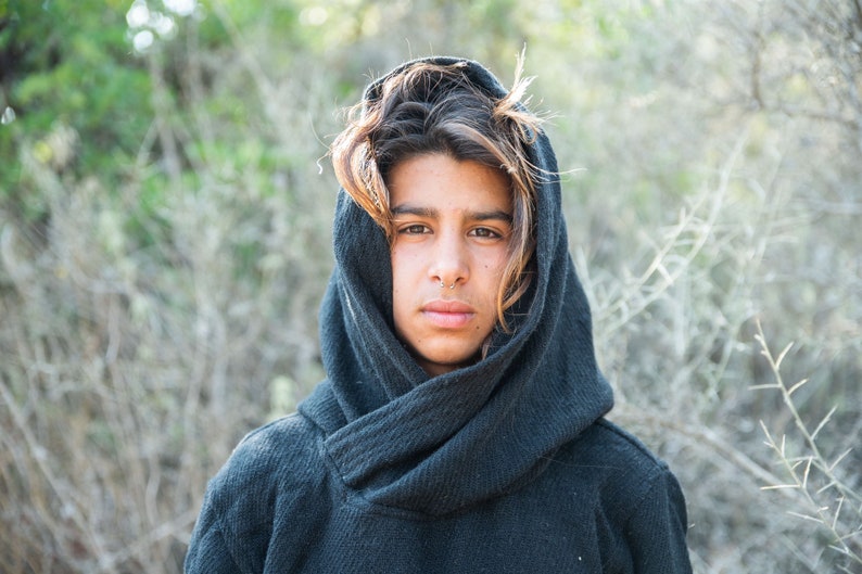 Pullover Hoodie Boys Size Earth Children Wool Cotton Blend