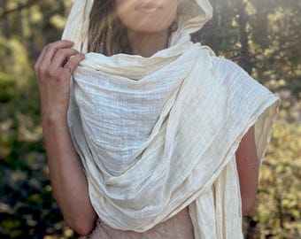 Natural Cotton Scarf ⋙⋘