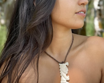 Inca Pendant ⋙ Hand-Carved Bone Pendant
