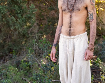 Harem Pants ⫸ Handwoven Raw Silk