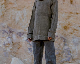 Pantalones rectos ⋙ Algodón orgánico de cáñamo