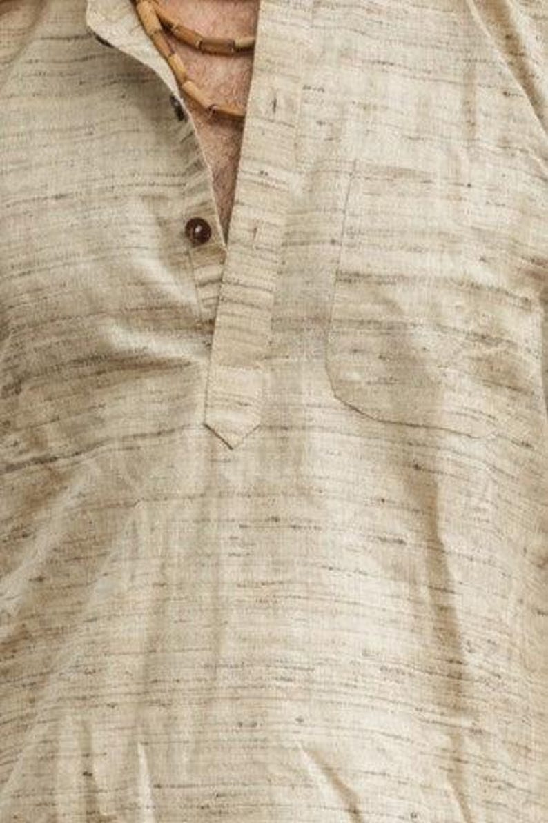 Wild Silk Long Kurta - Traditional Long Kurta image 2