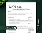 Career Change Resume Template — ATS-Friendly Professional CV for Word & Google Docs, Instant Download