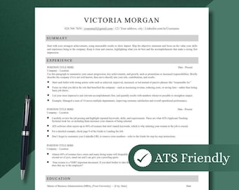 Modern Executive Resume Template 2026 for Word, Google Docs, Mac Pages Professional Modern Resume Template, Clean Resume, CV Resume Template