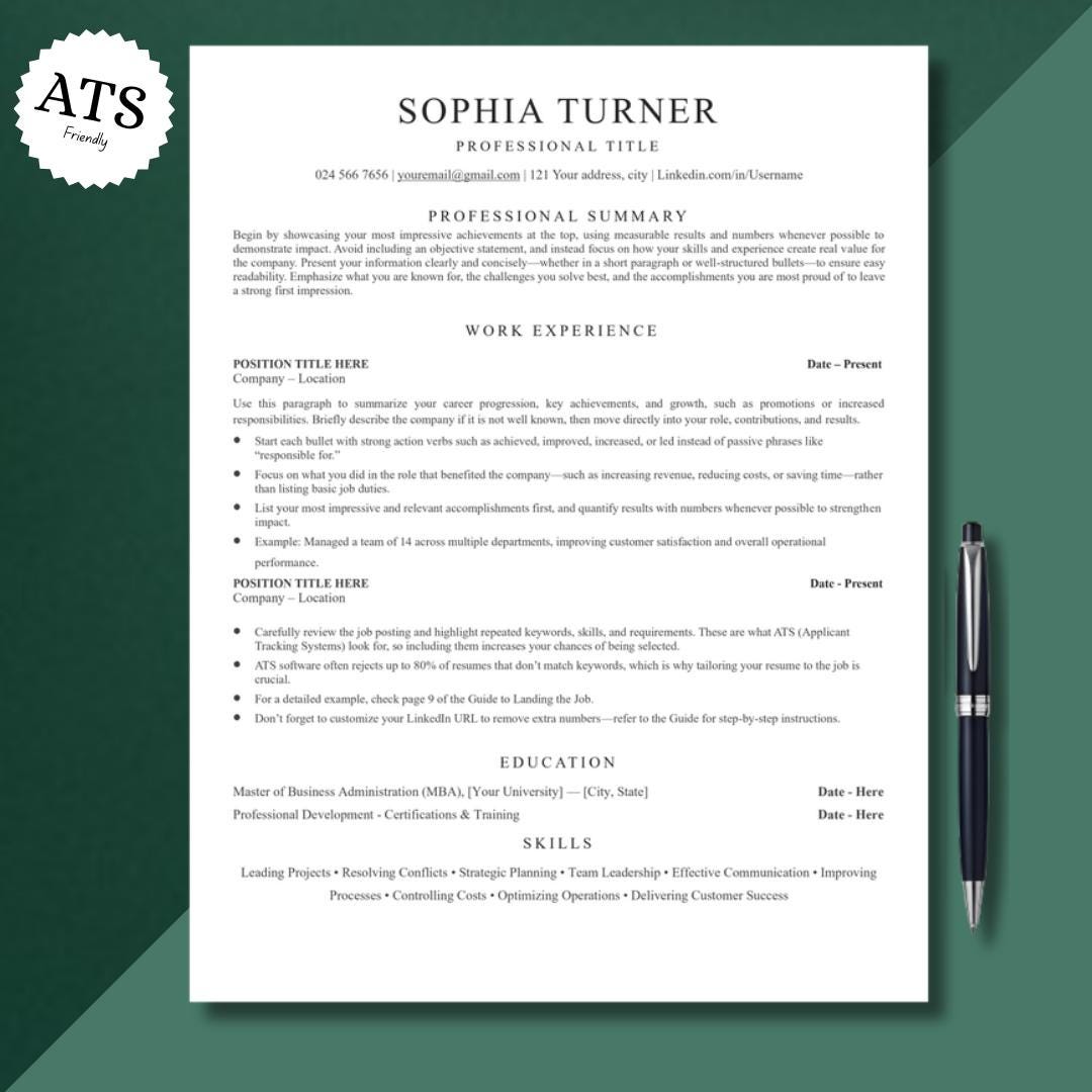 Modèle de CV moderne, CV professionnel, lettre de motivation, Google ...