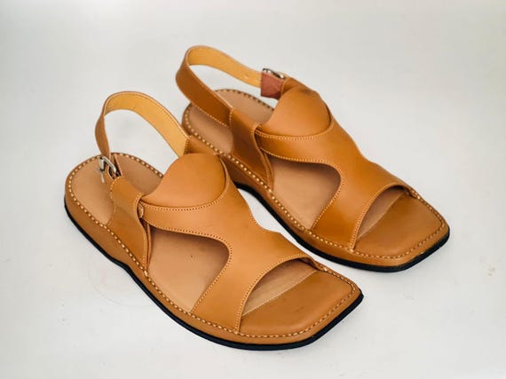 Handcrafted Zalmi Panjidara Chappal | Unisex Peshawari Sandals | Traditional Pakistani Footwear for Men & Women