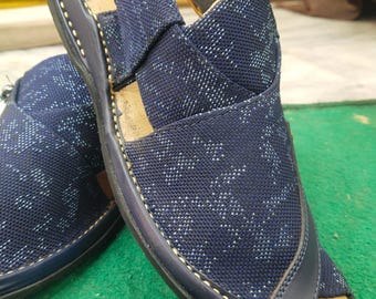 Men's Handmade Leather Peshawari Chappal | Kaptaan Style Sandals