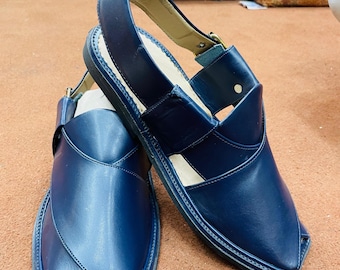 Handmade Leather Kaptaan Chappal | Peshawari Sandal
