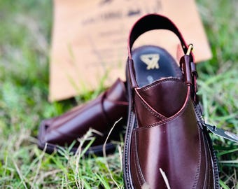 Hand made Zalmi  Chappal |  Peshawari Sandals | Traditional Pakistani Footwear