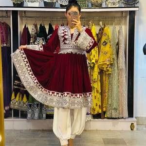 Afghani Handmade dress - Afghan Kochi dress - Embroidered party wear, wedding dresses