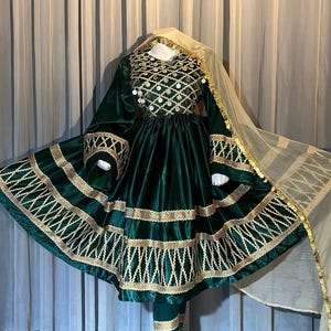 Afghani Handmade dress - Afghan Kochi dress - Embroidered party wear, wedding dresses