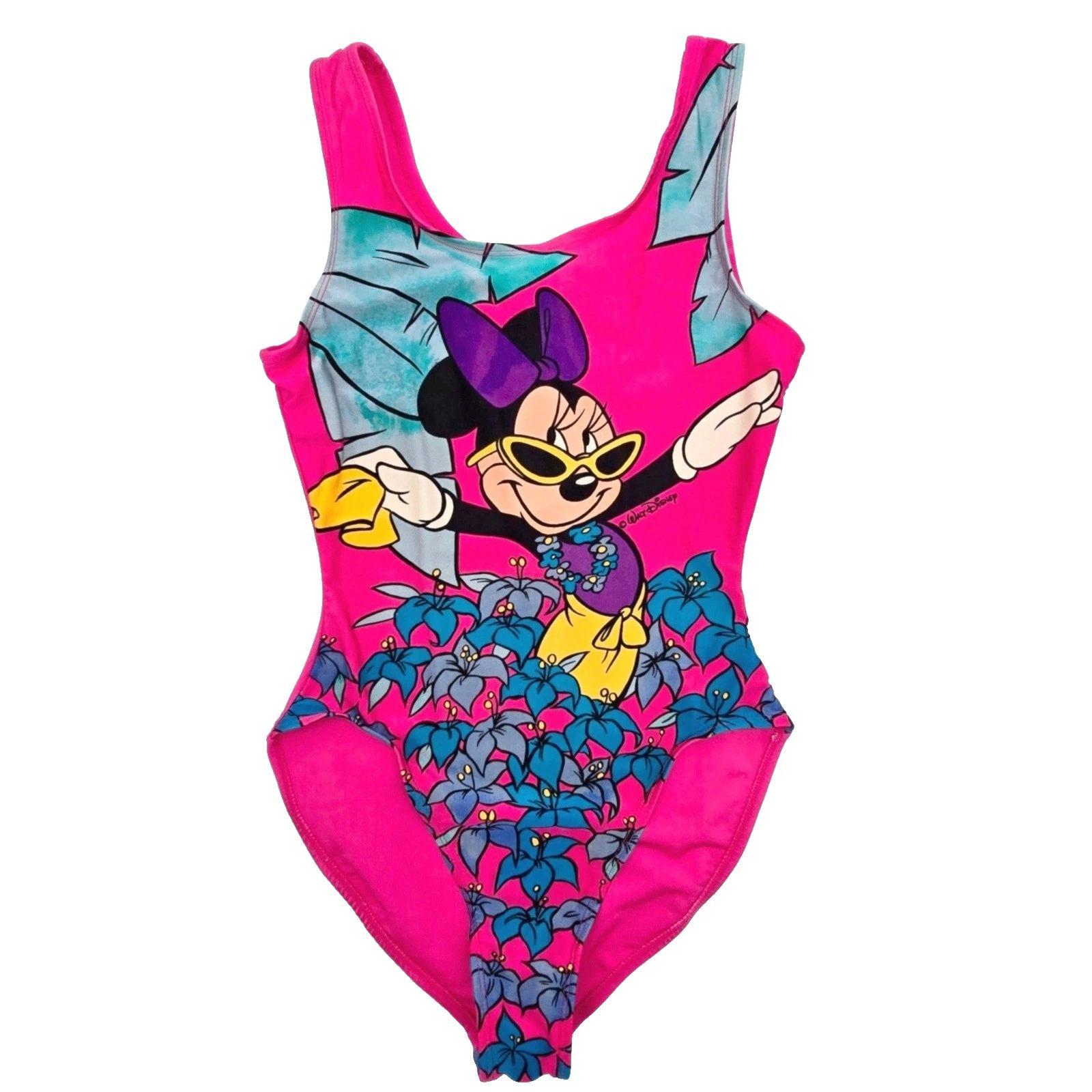 Maillot De Bain Une Pièce Disney Minnie - Taille 7 Ans - Neuf Avec étiquettes