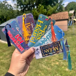 Small Disney VHS Bookmarks | Retro 90s Disney Movie Page Markers | Nostalgic Gift for Book & Movie Lovers
