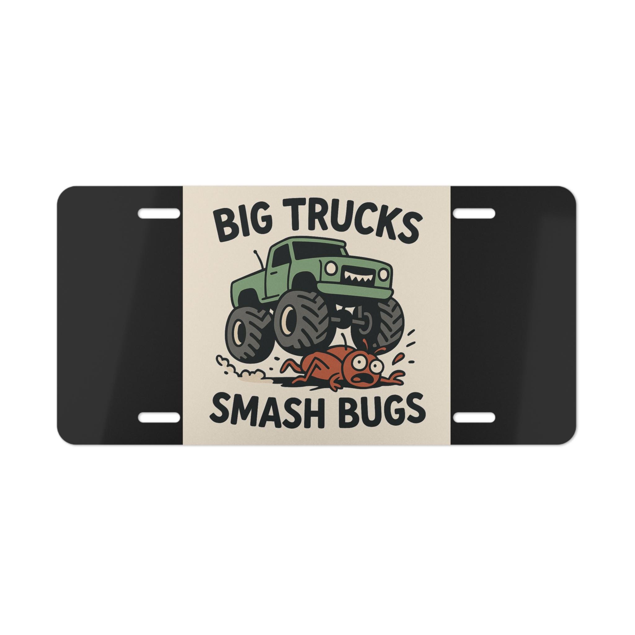 Funny Vanity Plate for Big Trucks, Personalized License Plate, Custom Car Tag, Truck Accessories, Novelty Gift