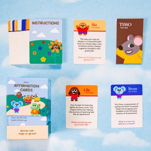 Affirmation Cards for Kids – 150 SEL Prompts with SuperCrew for Classroom, Journaling, Family & Emotional Growth