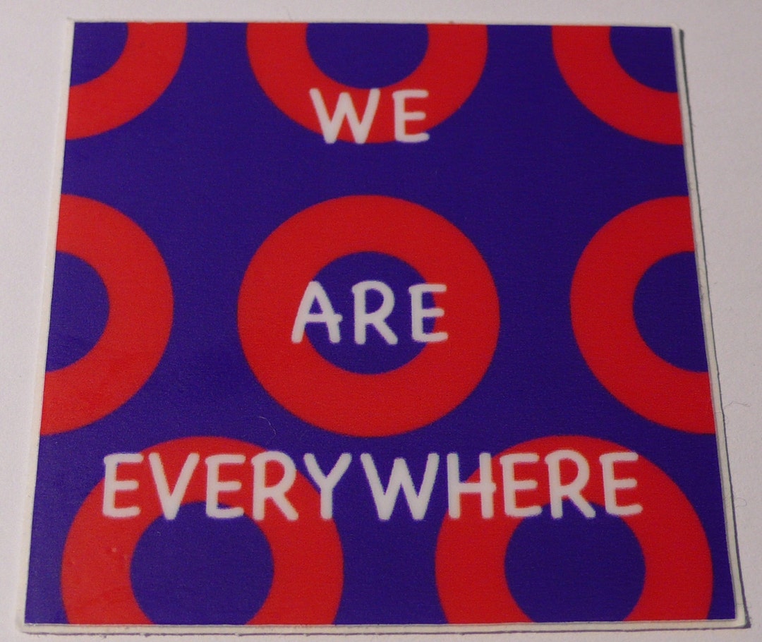 Phish Donut we Are Everywhere Sticker Etsy