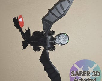 Articulated Toothless Dragon Figurine - Classic How to Train Your Dragon Collectible