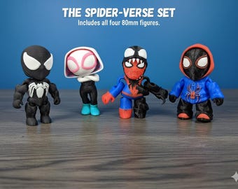 Spider-Man Chibi Figure | 3D Printed Desk Decor, Collectible Gift
