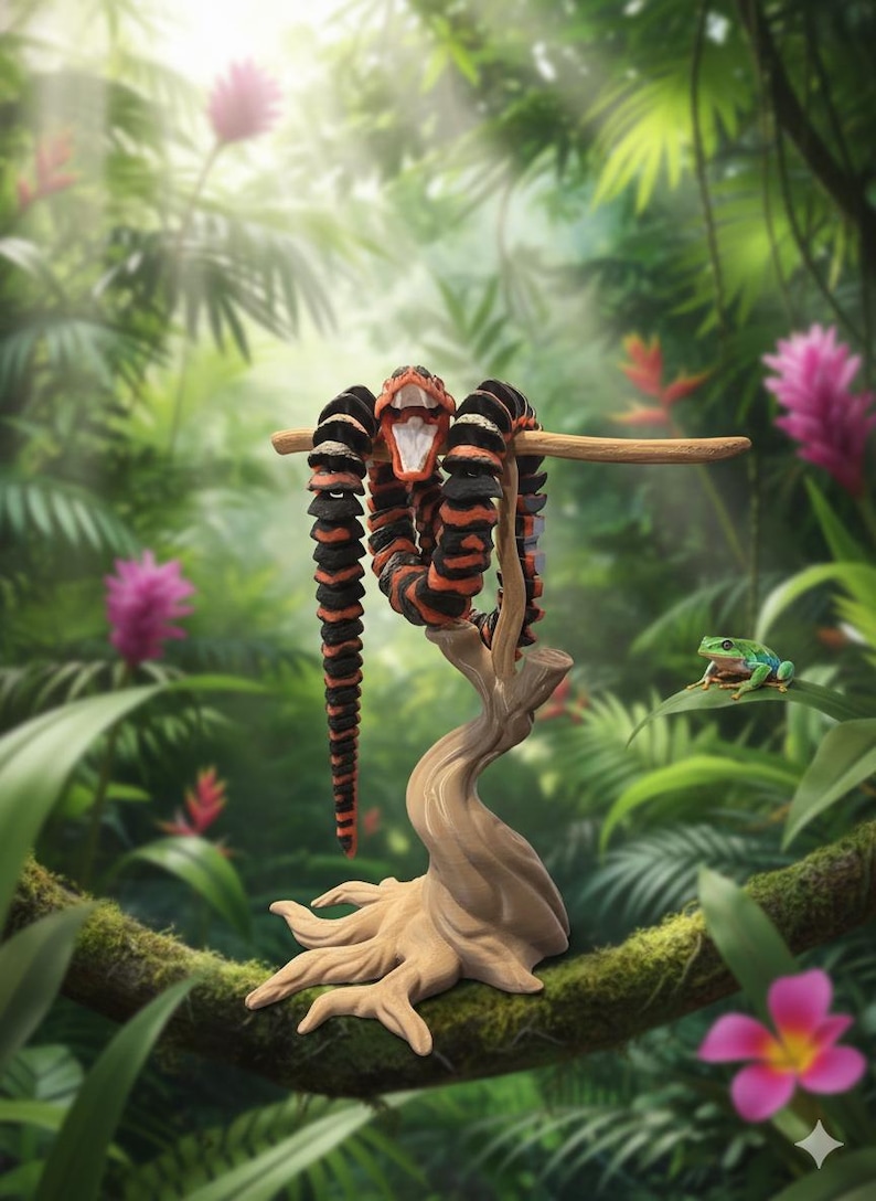 Carpet Python with tree image 2