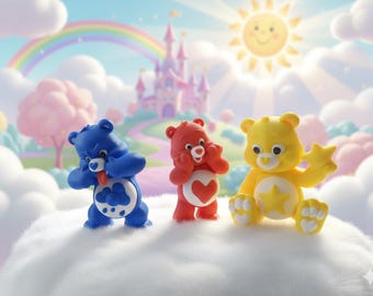 3D Printed Care Bears - Not-So-Care-ful Bears for Your Desk