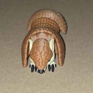 Poseable Armadillo Animal Figurine, Adorable Collectible for Desk, Shelf, or Play