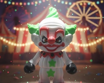 3D Printed Killer Klown Figurine Collection