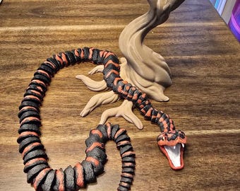 Carpet Python with tree