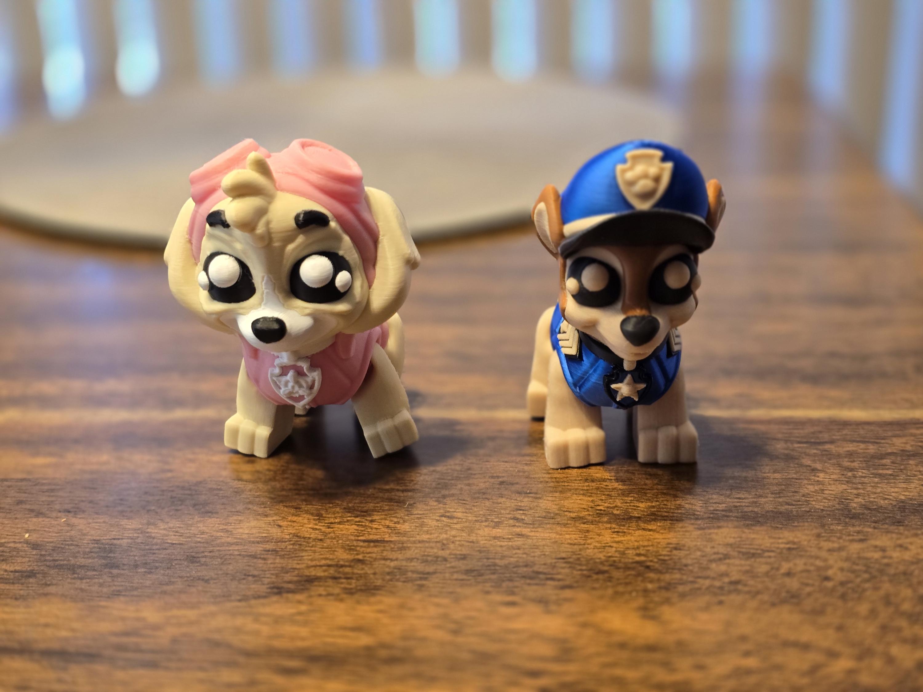 Clipart Black Skye Figure Skye 3d Cake Topper