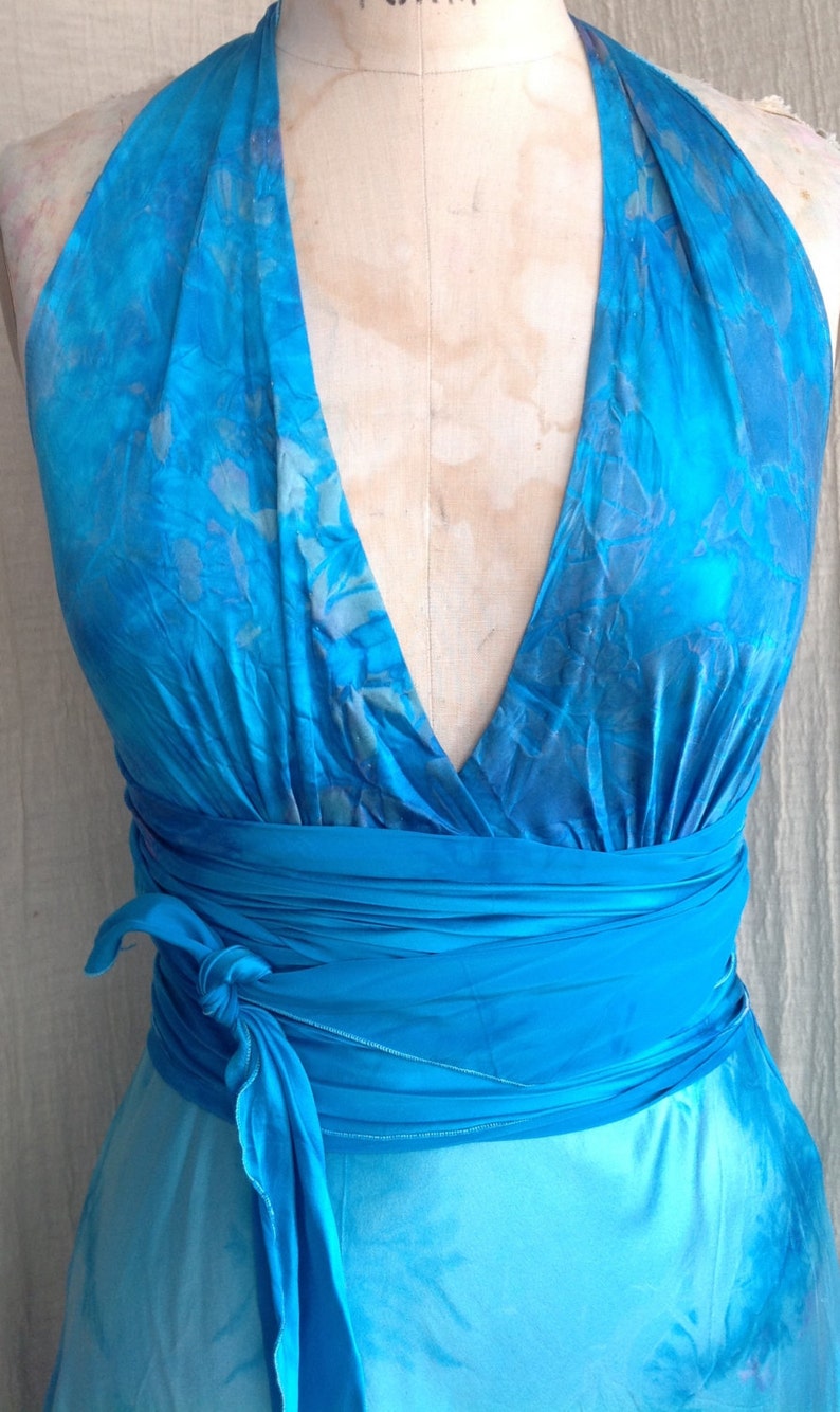 Turquoise Ocean Blue Beach Bridesmaid Dresses