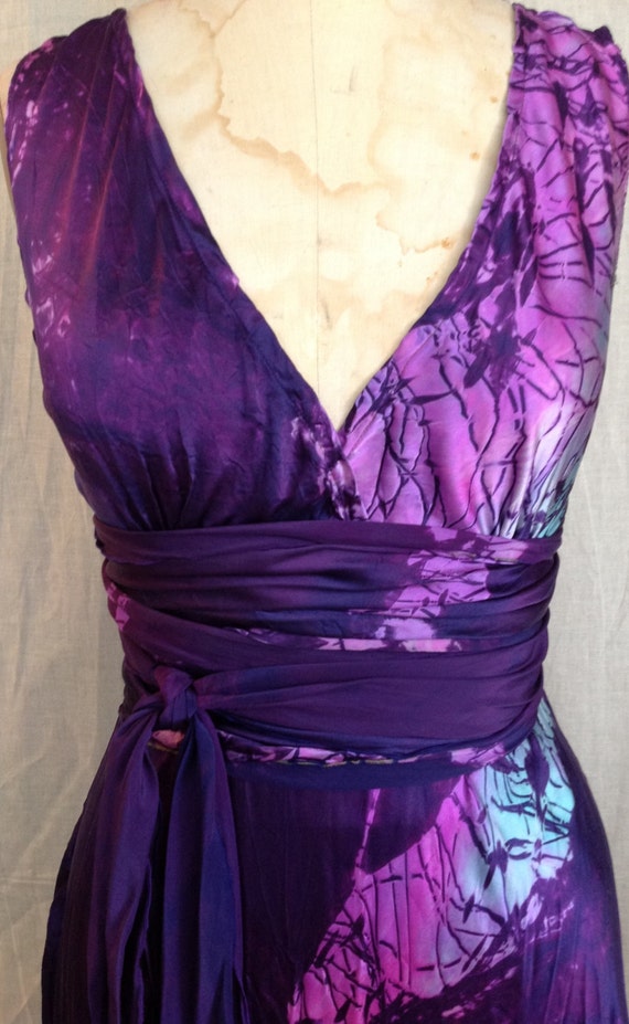 purple beach dress