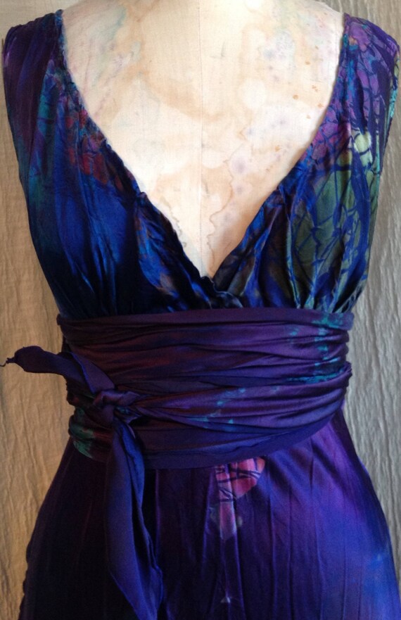deep purple dress