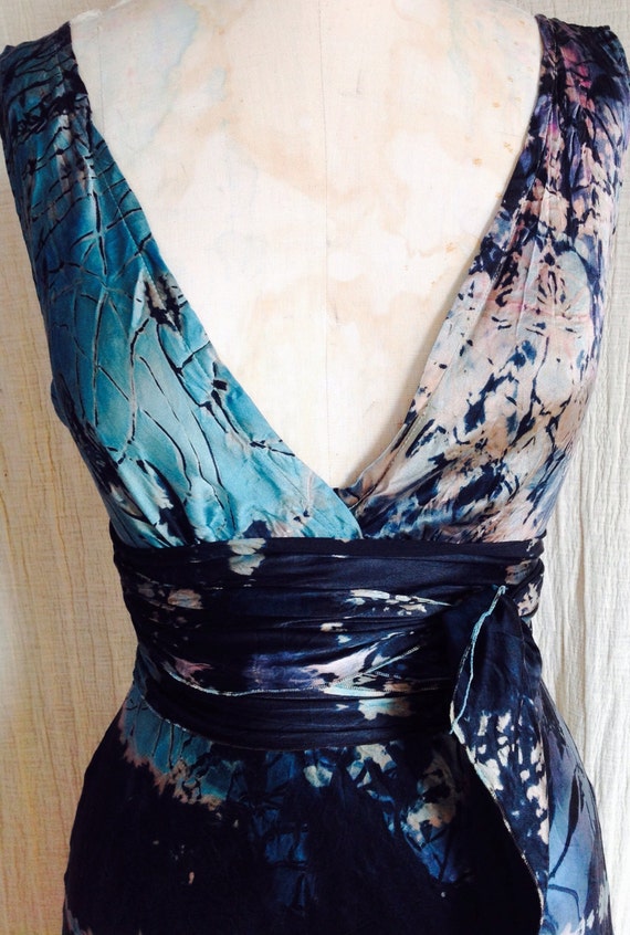 Available For Purchase Black Tie Dye Boho Chic Maxi Gown Etsy