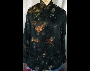 Embroidered hand dyed Momosoho mother of the bride jacket