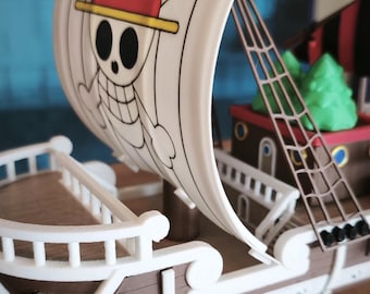 3d printed One Piece Going Merry ship