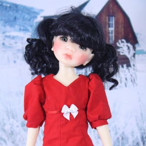 Abit Antique Dress wzór dla Little Darling, moja łąka i inne 13 cali lalki