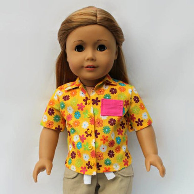 Cargo Pants and Hawaiian Shirt for 18 Inch Dolls Like American Etsy