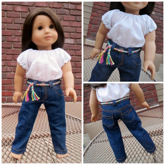 Jeans Pattern for 18 inch dolls like American Girl Etsy