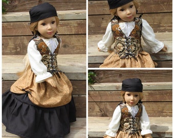 Morceaux de huit motifs de robe de pirate