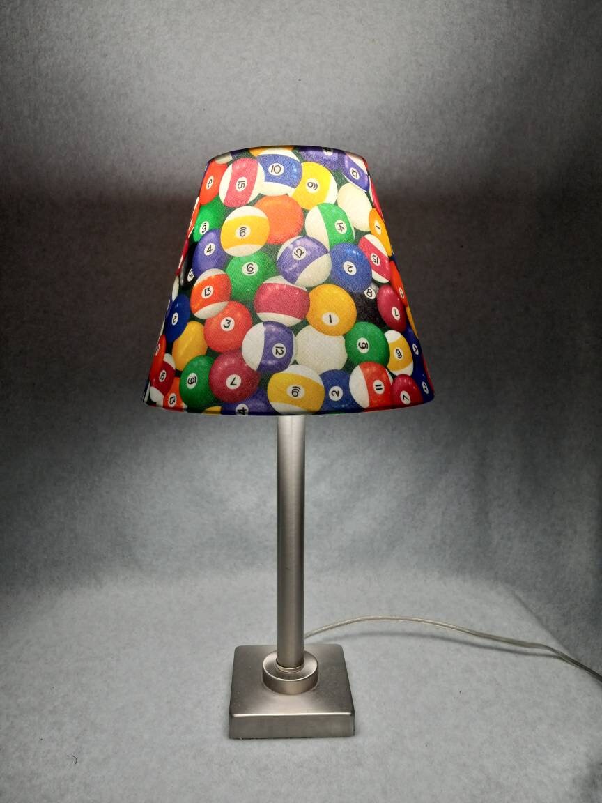 Billiard Ball Lamp Shade. Pool. Realistic. Shiny. Shades Are Etsy