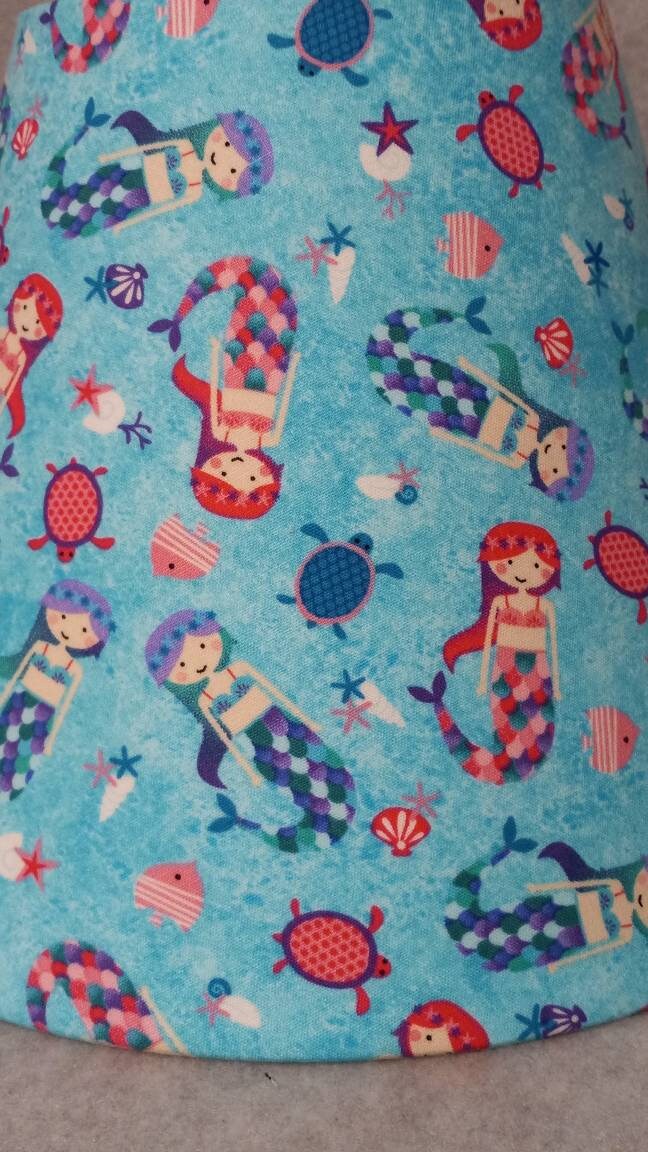 Nautical Mermaid shade. Turtle. Shades are 9.5 wide at | Etsy
