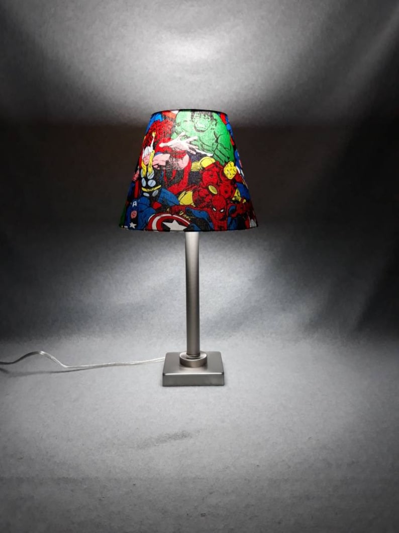 Marvel Lamp Shade. Thor Captain America Hulk Ironman Etsy