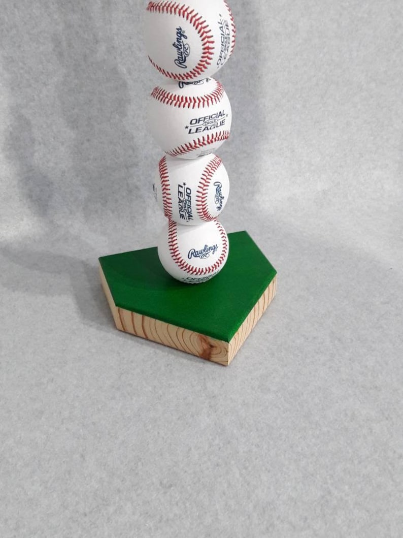 Baseball lamp. Made with real baseballs. Can be personalized. The Original and often imitated, never duplicated. image 9