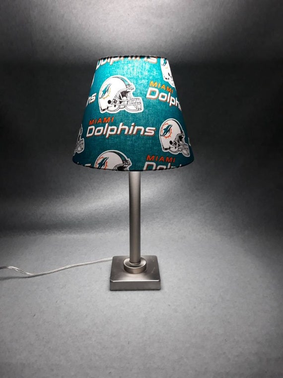 Miami Dolphins Lamp Shade Nfl Shades Are 9 5 X Miami Dolphins Lamp Shade Nfl Shades, Miami Dolphins Lamp Shade